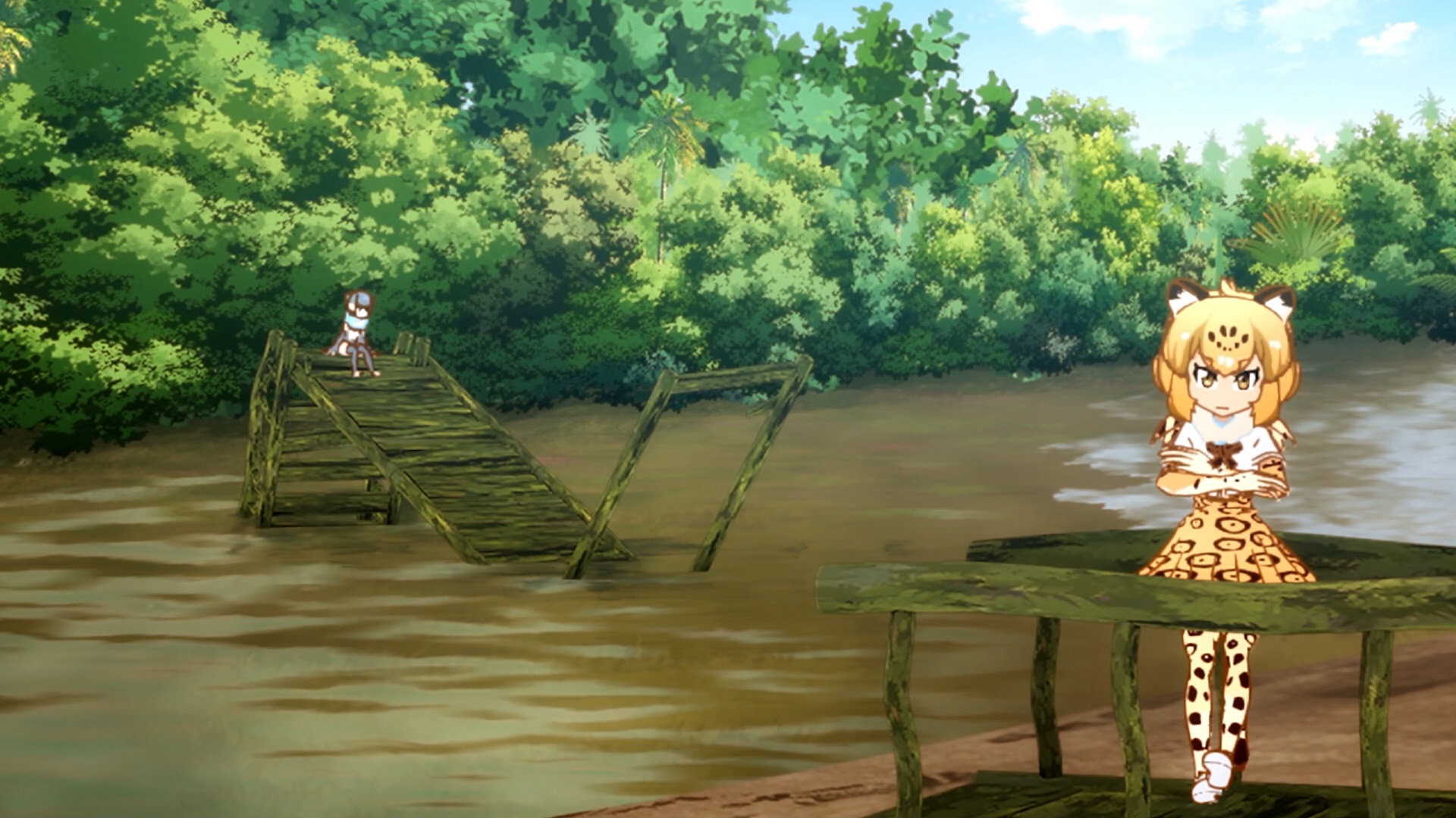 A Jungle Area is introduced in OP from Anime Season 1.