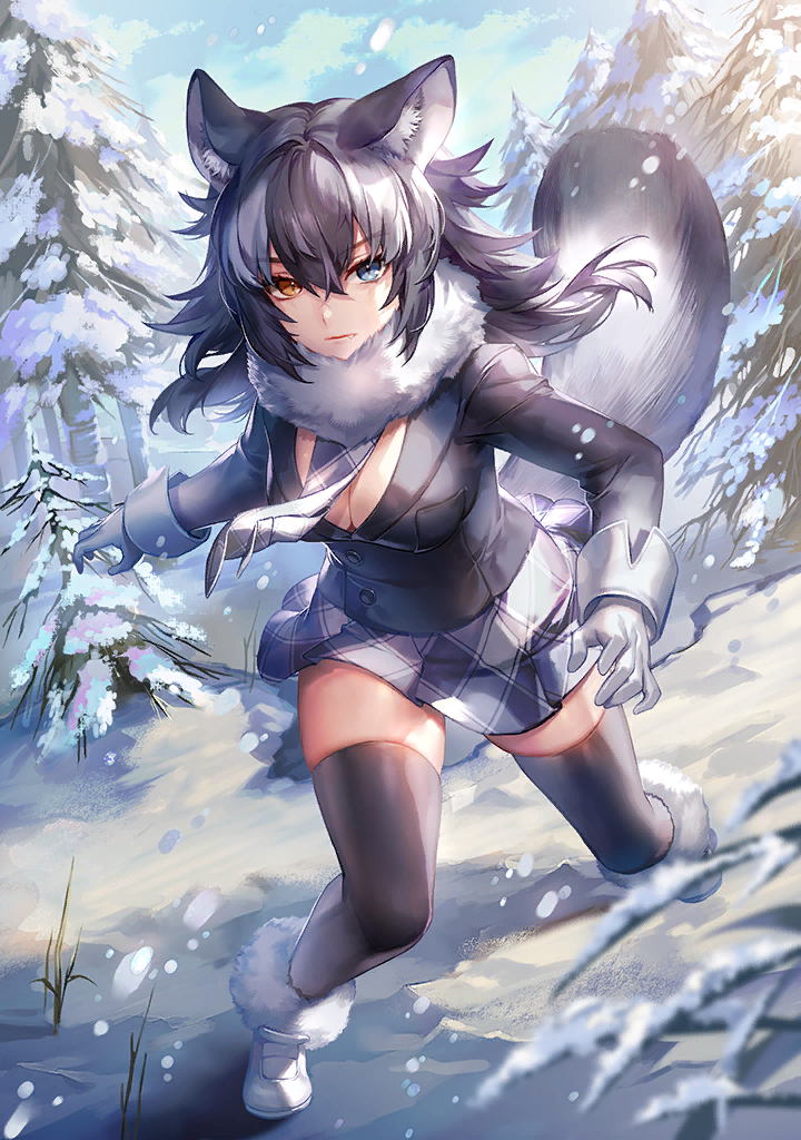 Photo "Hunting In The Snow" from Kemono Friends 3.