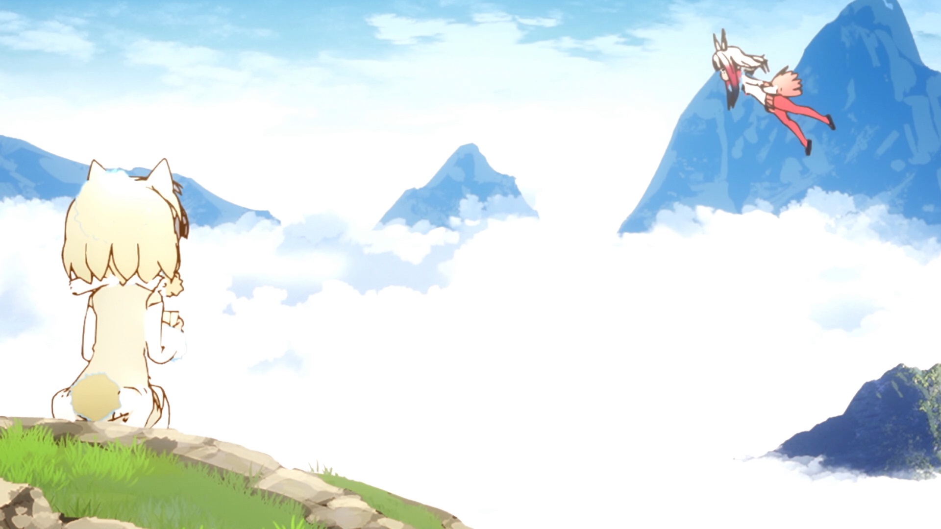 A High Mountain Area in OP from Anime Season 1.