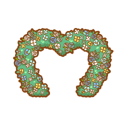 ToyBlue Heart Flower Arch.png