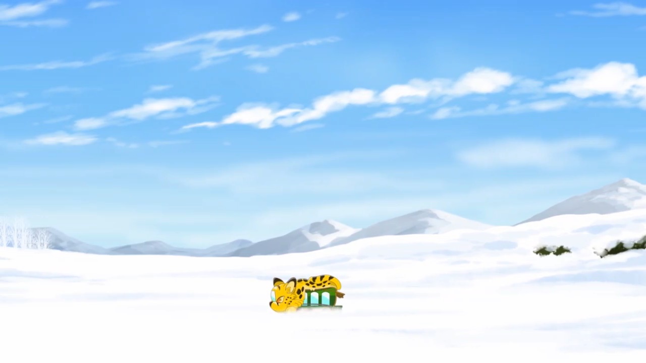 A Snowfield, depicted in Welcome to Japari Park (2018 ONA).
