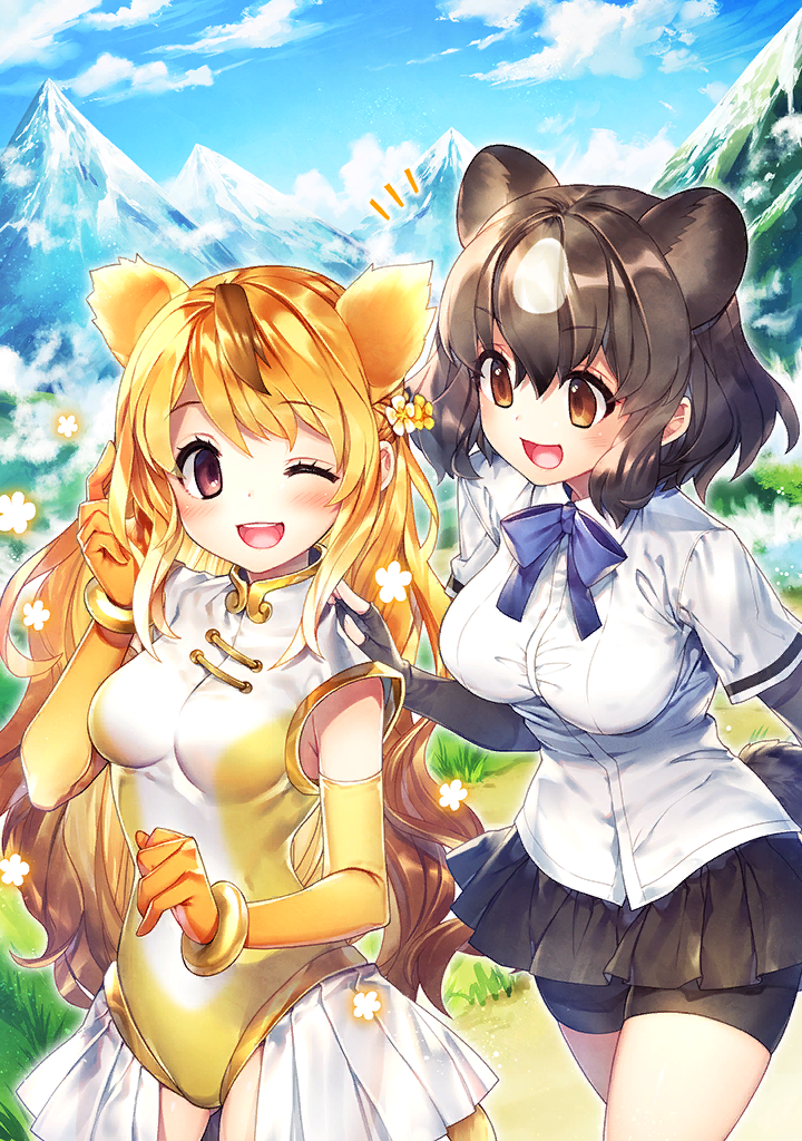 Upgraded photo "Happy Embarrassed" from Kemono Friends 3.