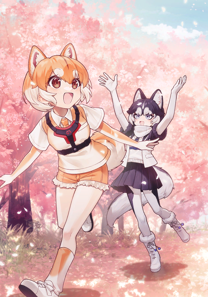 Photo "Chasing Spring" from Kemono Friends 3.
