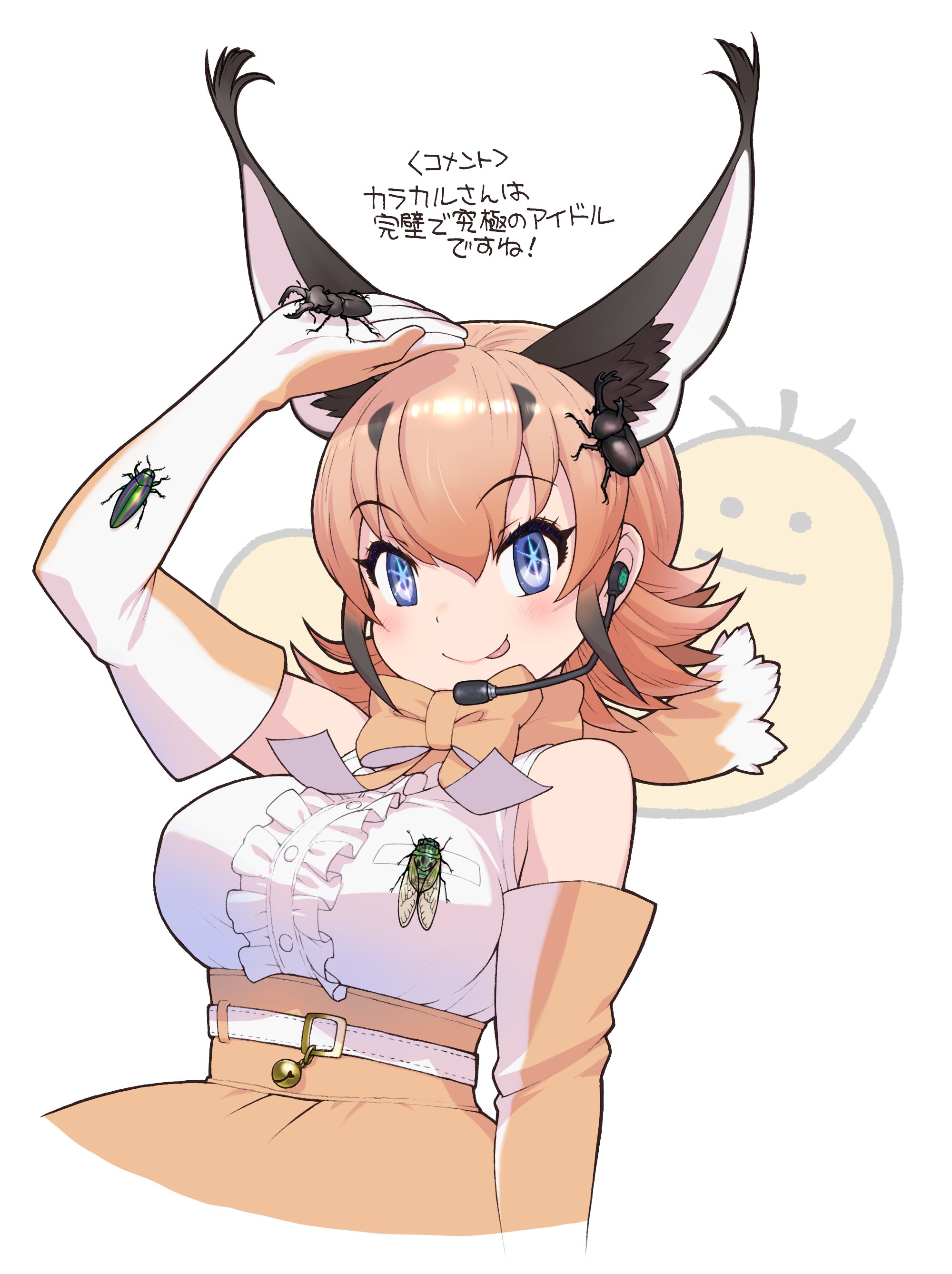 Official art in celebration of KemoV's Caracal reaching 10,000 subscribers on her channel.