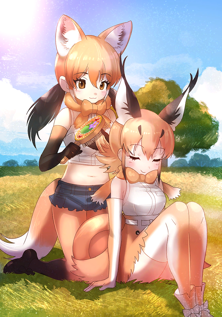 Photo "Gentle Care" from Kemono Friends 3.