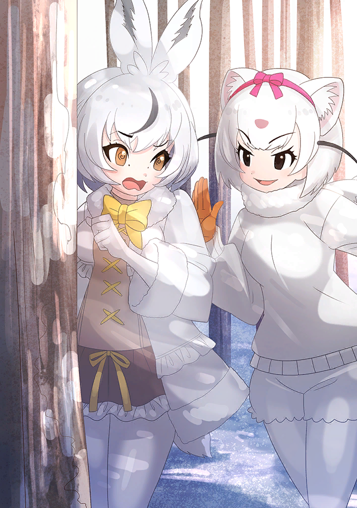 Upgraded photo "Found~The White One!" from Kemono Friends 3.