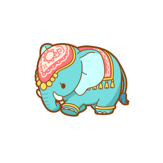 ToyDressed Elephant Statue.png